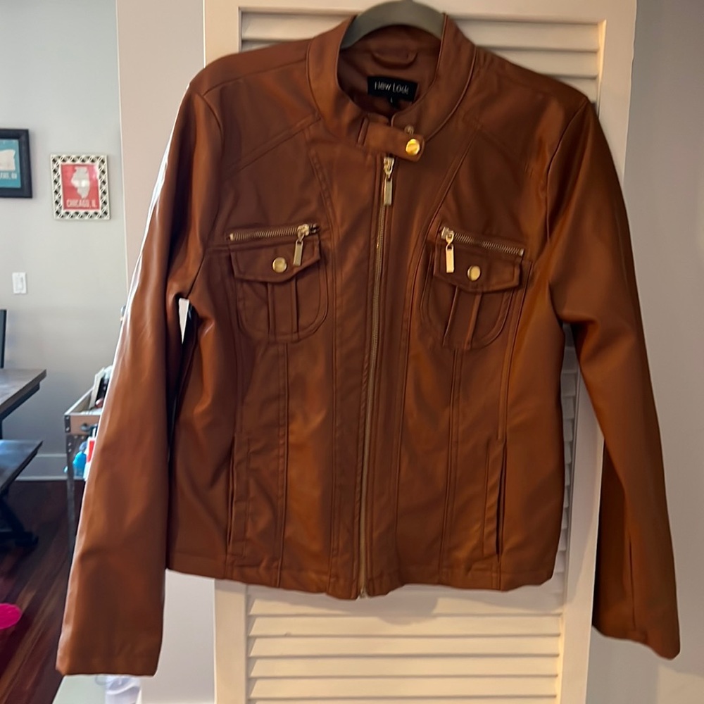Faux Leather Jacket - never worn